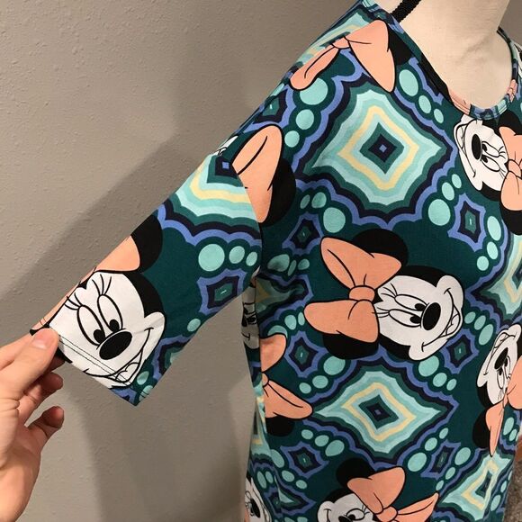 LuLaRoe Disney Minnie Mouse Irma top - Picture 3 of 7